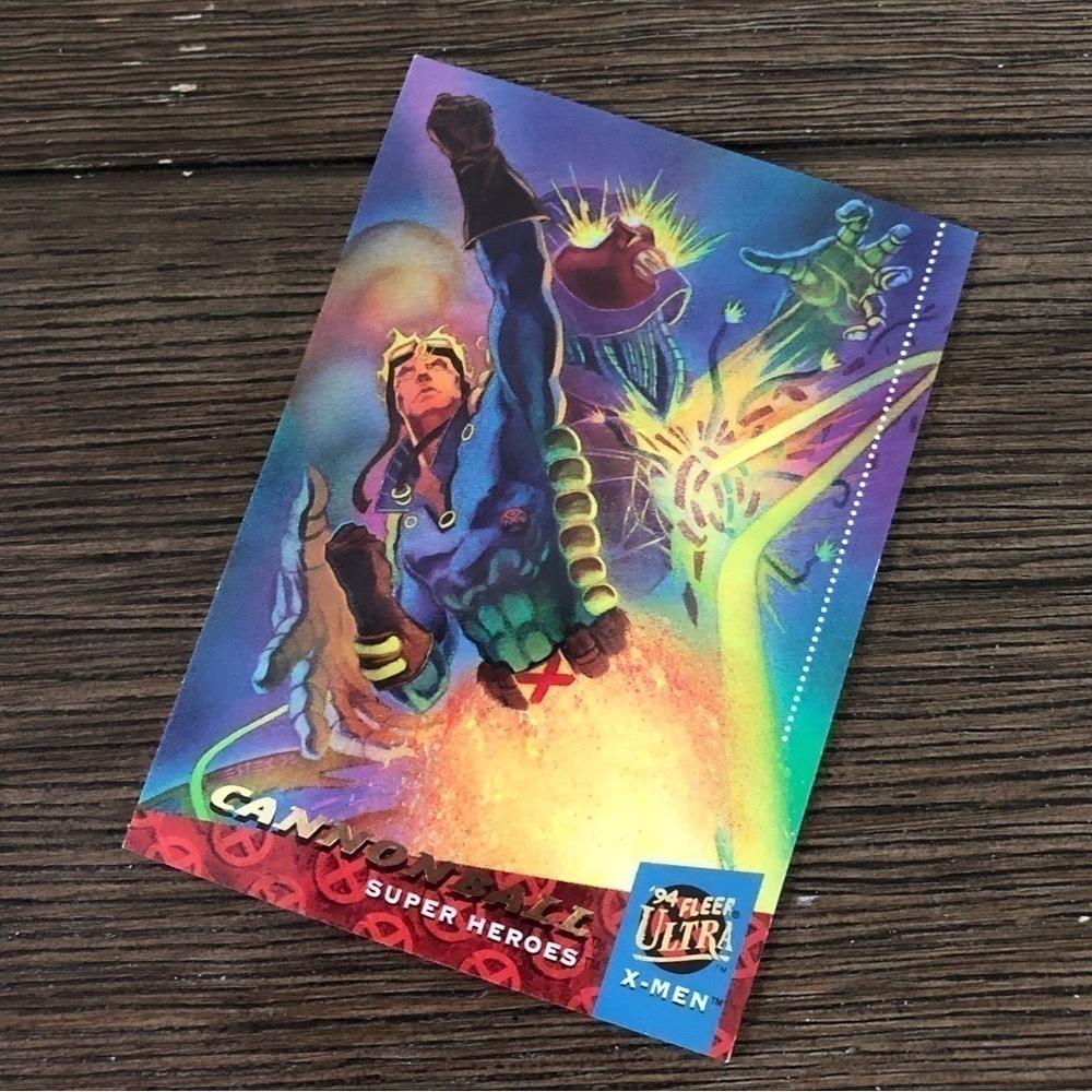 X-men ’94 Fleer Ultra trading card: Cannonball (Super Heros) #25